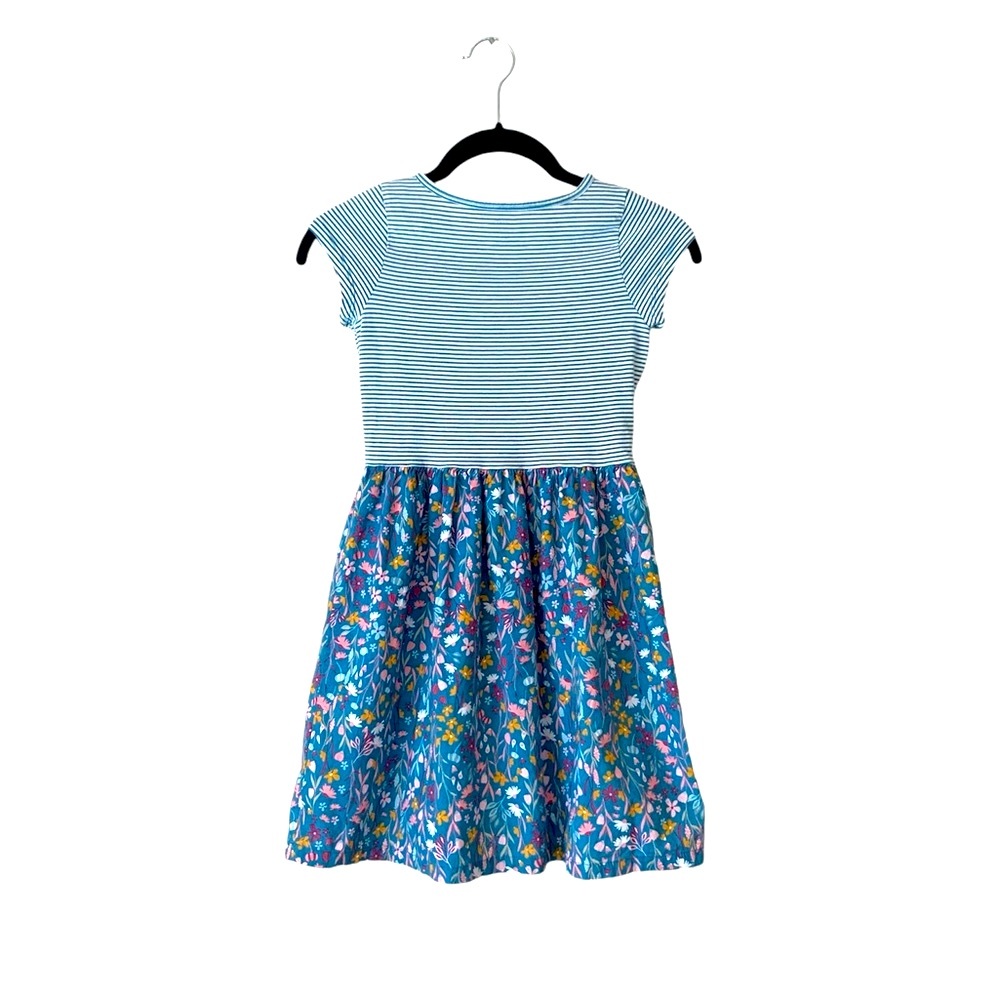 Girls Striped and Floral Dress - Picture 4 of 4
